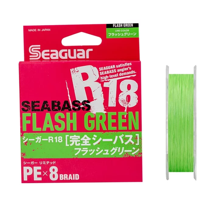 Pītā Aukla Seaguar R18 Kanzen SeaBass 8 Dzīslas 150m