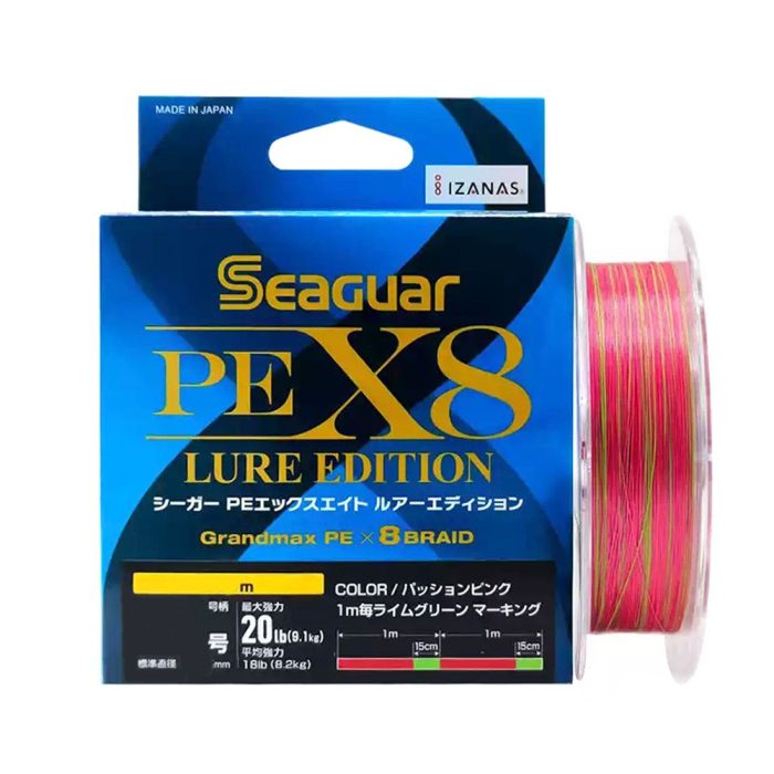 Pītā Aukla Seaguar PEx8 Lure Edition 8 Dzīslas 150m