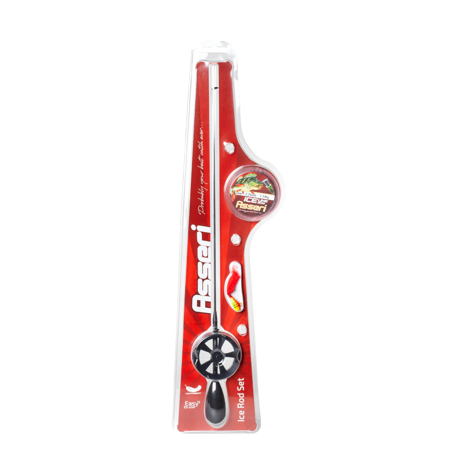 asseri-2 Ziemas Makšķere Komplekts Asseri Pro Balanced Jig