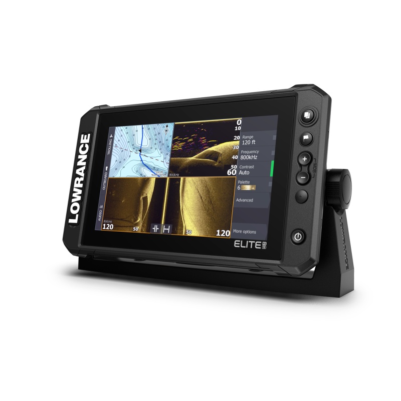 lowrance elite fs 9 eholote ar deveju 3in1