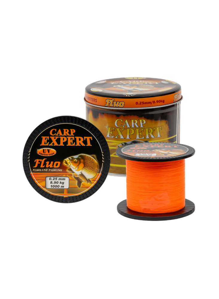 carp-expert-carmine-orange-1000m-monofila-aukla monofila aukla spilgtioranza krasa karpu copei un copei jura