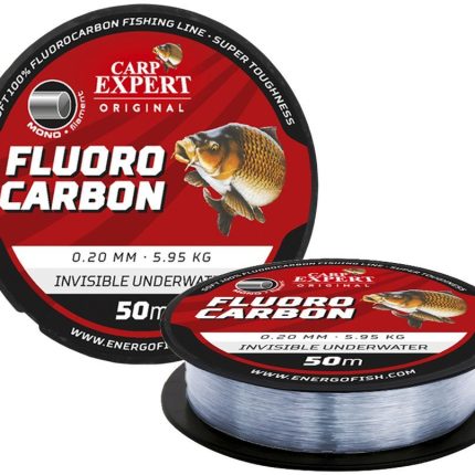 Fluorokarbona Aukla Carp Expert 50m pavadinu materials karpu copei
