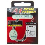 Āķis Ar Pavadiņu Gamakatsu Fine Feeder #8 0.18mm 100cm 10gab