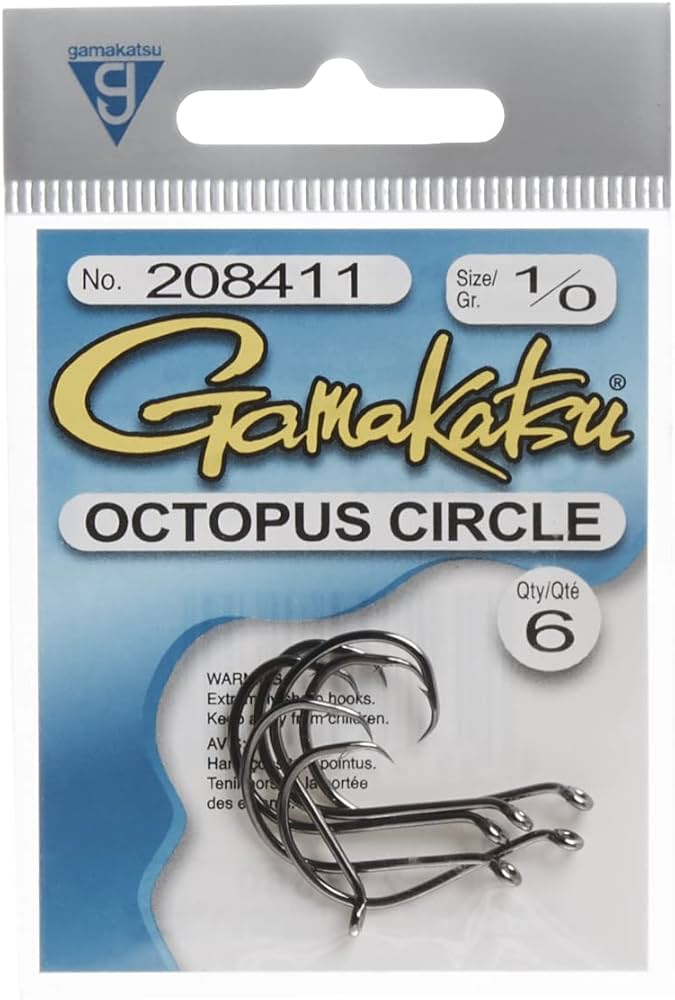 gamakatsu-octopus-circle Āķis Gamakatsu Octopus Circle #1 Izmērs 8gab - Image 1