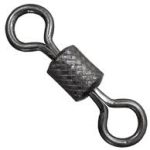 Griezulis Black Rolling Swivel #4 10gab