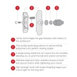 RAM Stiprinājums B lodei-25mm 76/94mm - Image 5