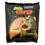 Traper Big Carp pamatā ir 100% dabīgi graudi un citas kvalitatīvas izejvielas, kas veido labi sabalansētu, termiski sagatavotu maisījumu, kas piesaista lielās karpas ar savu augsto ogļhidrātu saturu. Tās oriģinālās garšas un smaržas īpašības tiek paspilgtinātas ar ar dažādiem aromātiem, nodrošinot efektīvu zivju piesaistīšanu.
