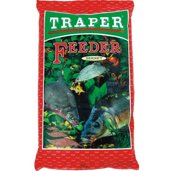 Barība Traper Feeder Red 1kg