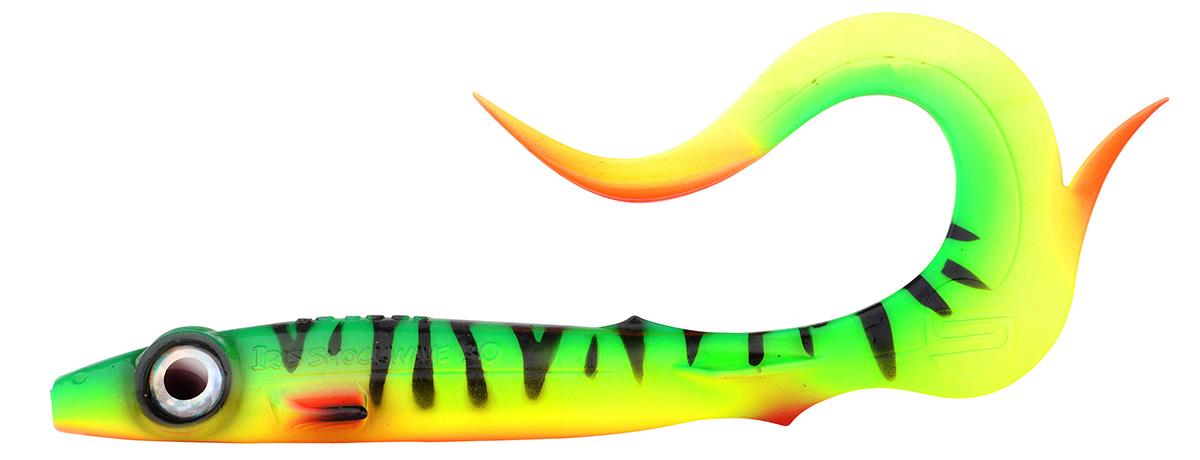 Guma-SPRO-Iris-Shockwave-Softlure-Firetiger-30cm Māneklis Spro Shockwave 30cm Firetiger