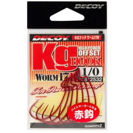 Āķi Decoy Worm 17R KG Offset Hook