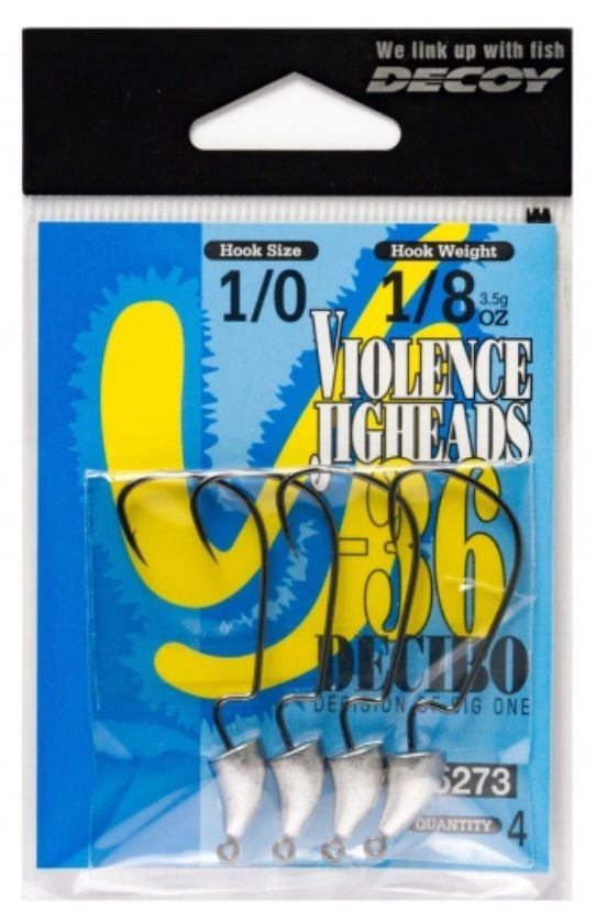 Āķi / Džiggalva Decoy VJ-36 Violence Jigheads Decibo