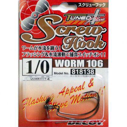 Āķi Decoy Worm 106 Screw Hook