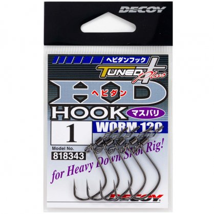 Āķi Decoy Worm 120 Tuned HD Hook DS