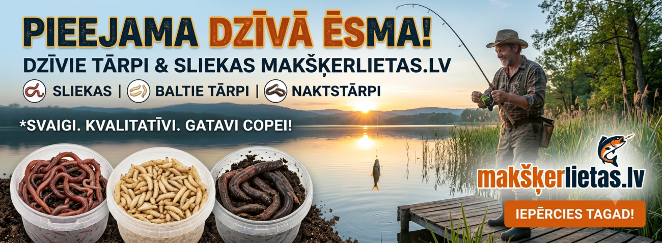 dzīvā ēsma, tārpi, sliekas